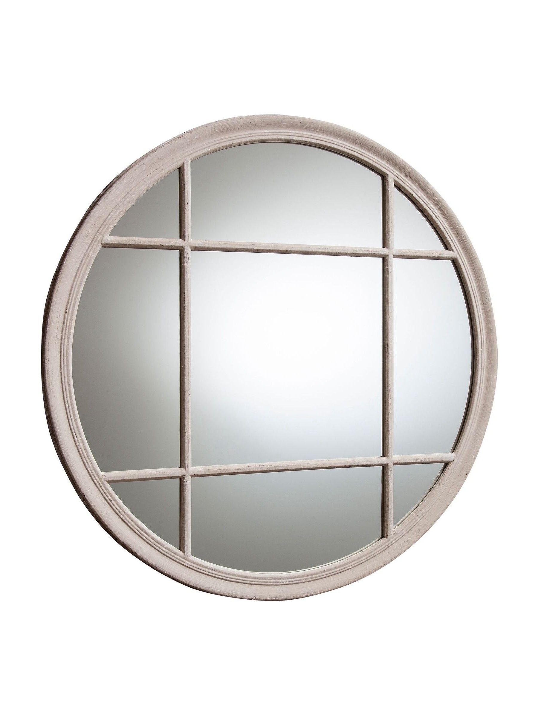 Gallery Home Natural Chitton Clay Round Mirror 100cm x 100cm, UK version