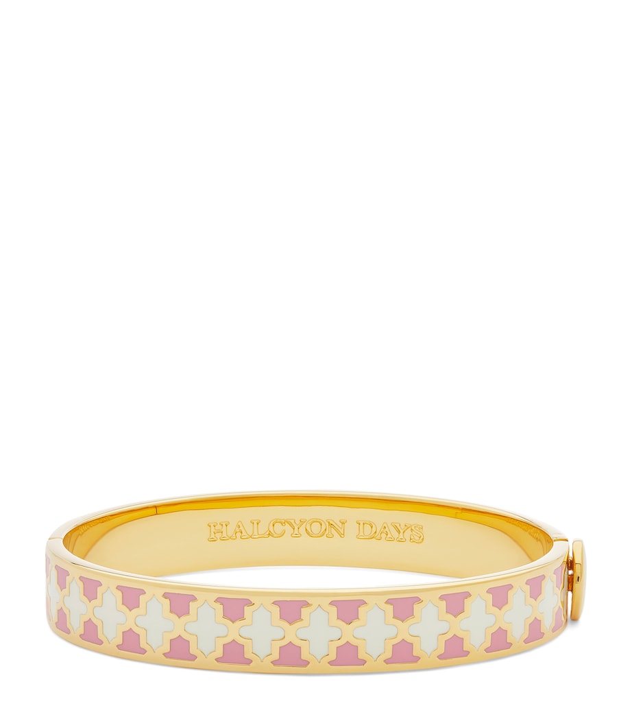 Halcyon Days gold-plated Agama bangle 1cm - British product