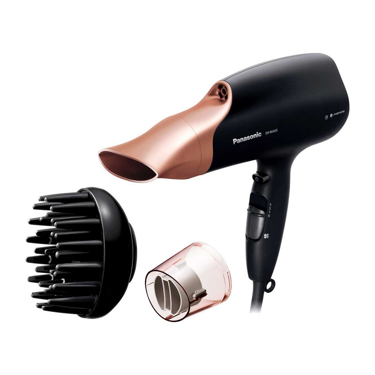 Panasonic EH-NA65CN Nanoe™ Hair Dryer with Diffuser for Visibly Improved Shine (Rose Gold) GOODS Boots   