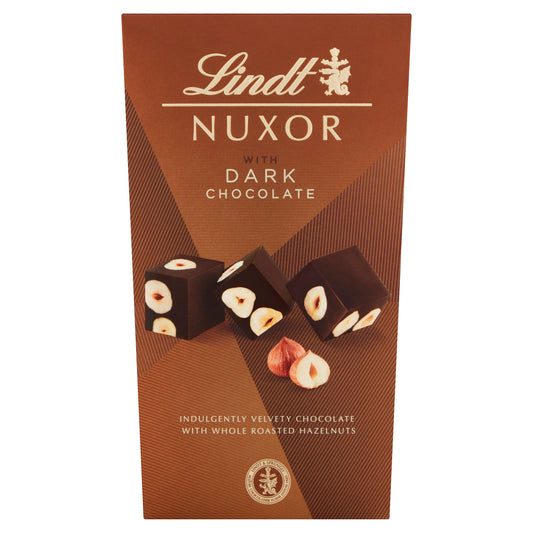 Lindt Nuxor with Dark Chocolate & Whole Roasted Hazelnuts Box 165g GOODS Sainsburys   