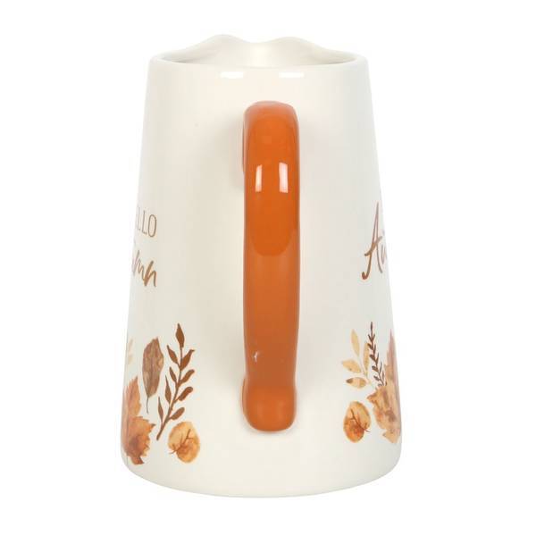 Something Different Hello Autumn Leaf ceramic flower jug (British brand)