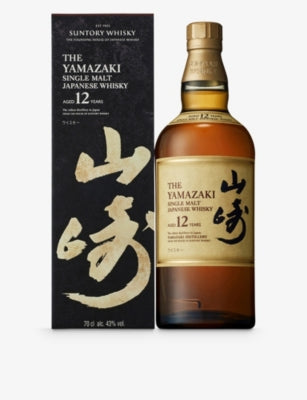 Yamazaki 12-year-old single malt Japanese whisky 700ml (British brand)