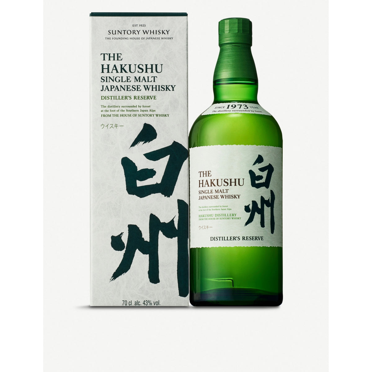 Suntory Hakushu Distiller's Reserve single malt whisky 700ml - British product