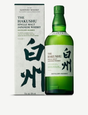 Suntory Hakushu Distiller's Reserve single malt whisky 700ml - British product