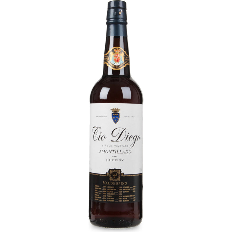 Valdespino Tio Diego Amontillado sherry 750ml, UK version
