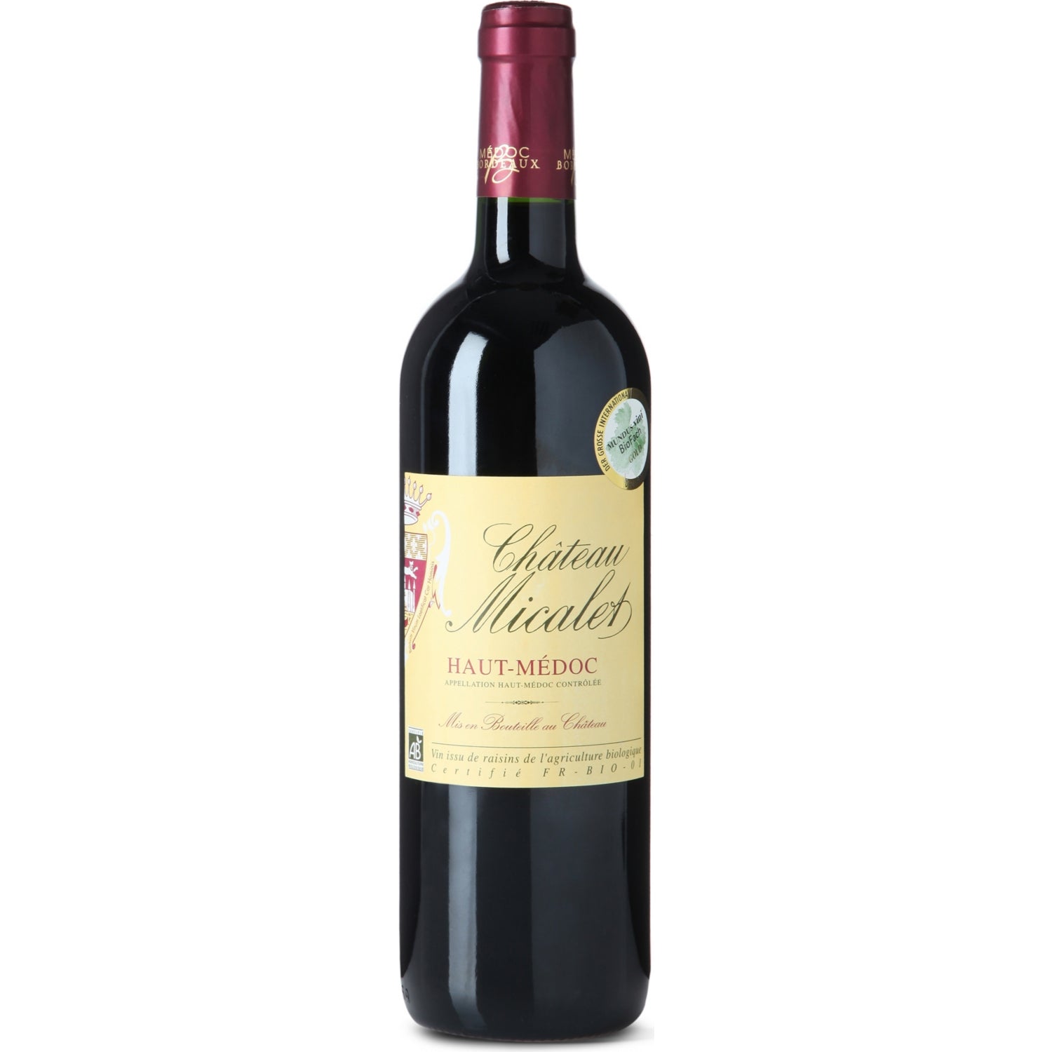Chateau Micalet Haut-Medoc red wine 750ml (British brand)