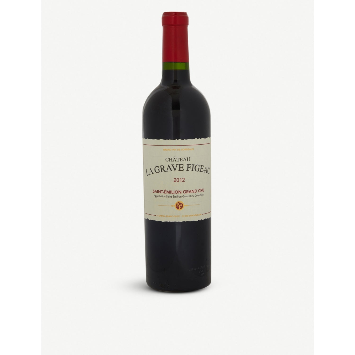 Châteay La Grave Figar French wine 750ml bottle (British brand)