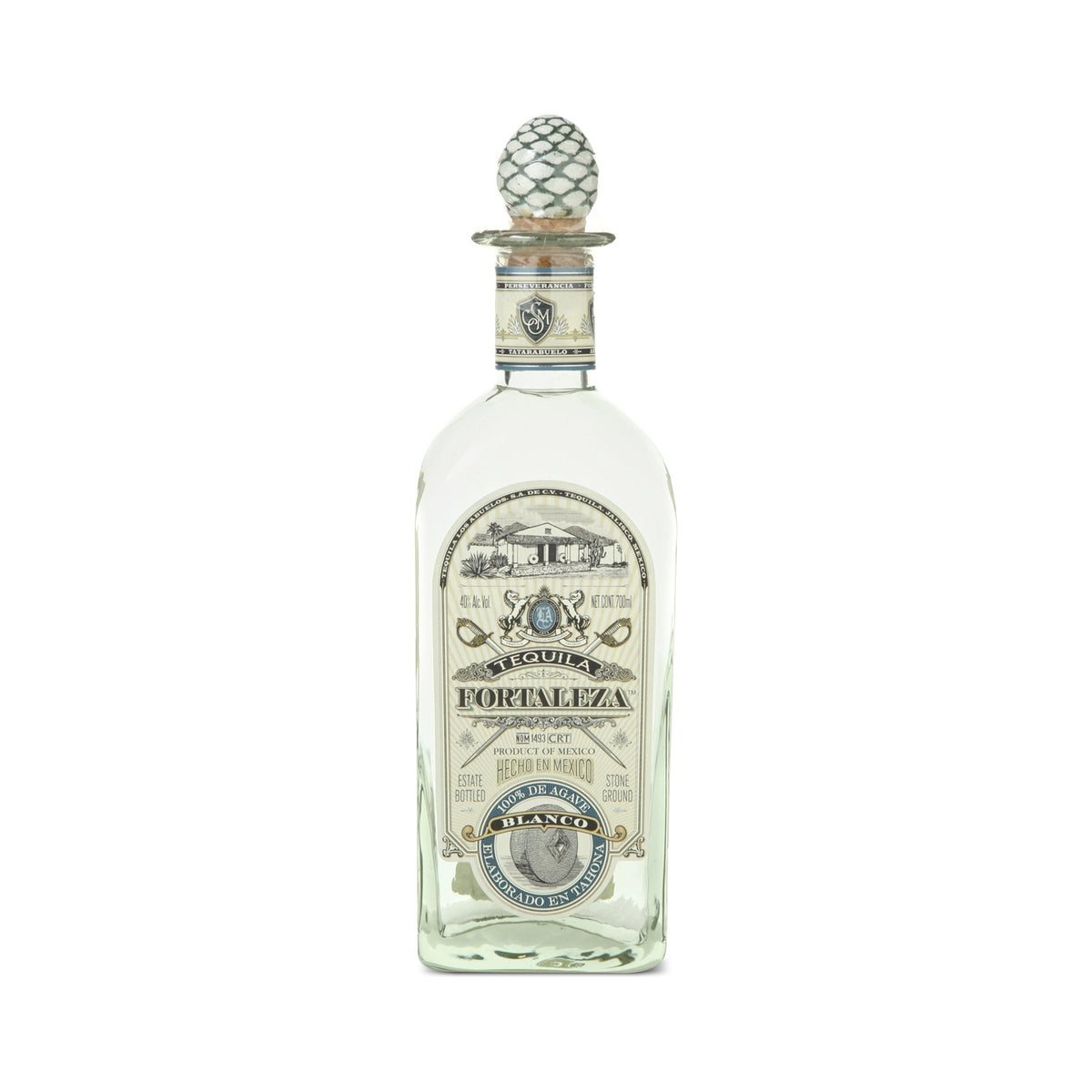 Fortaleza Blanco tequila 700ml, UK version