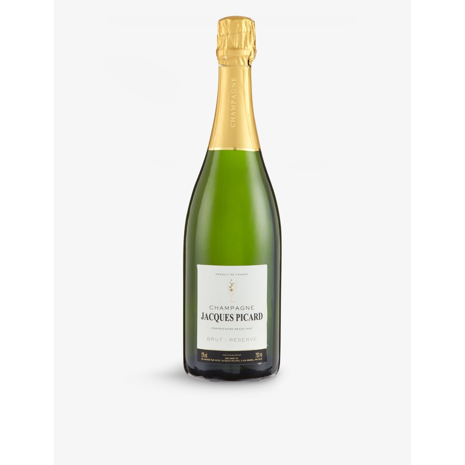 Jacques Picard champagne brut réserve 750ml, UK version