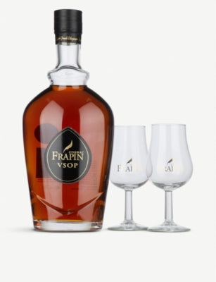 Frapin VSOP cognac gift set 700ml with glasses, imported from the UK