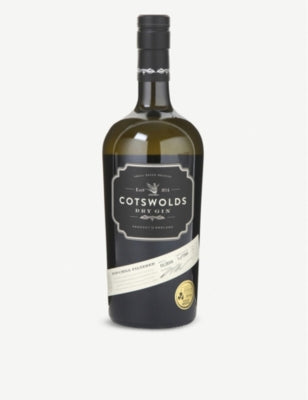Cotswolds dry gin 700ml, imported from the UK