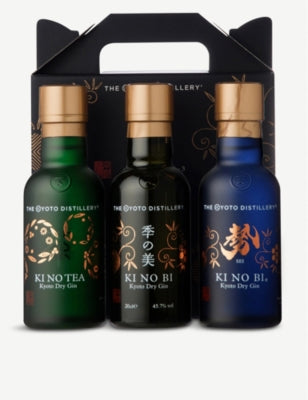 The Kyoto Distillery gin tasting set 3x200ml - British product