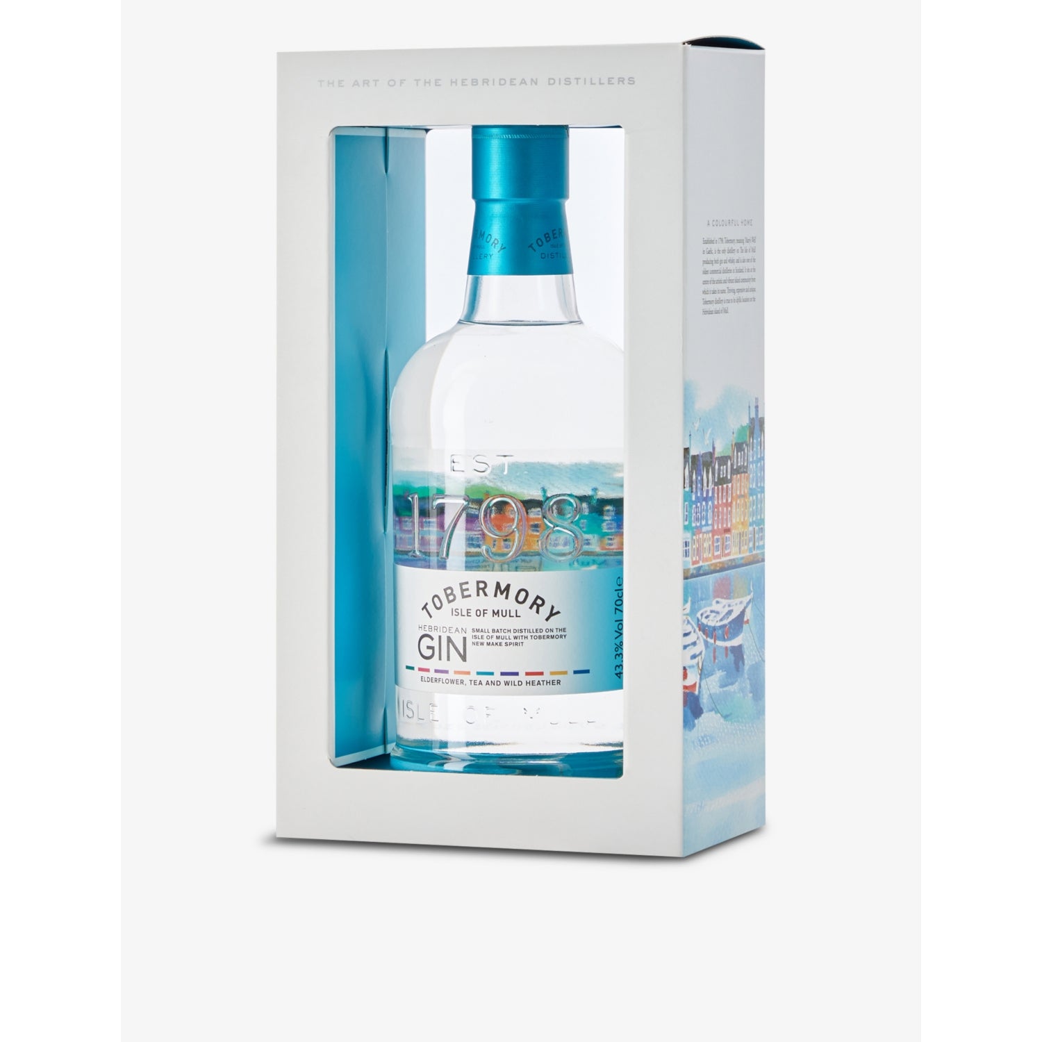 Tobermory Hebridean small-batch gin 700ml, imported from the UK