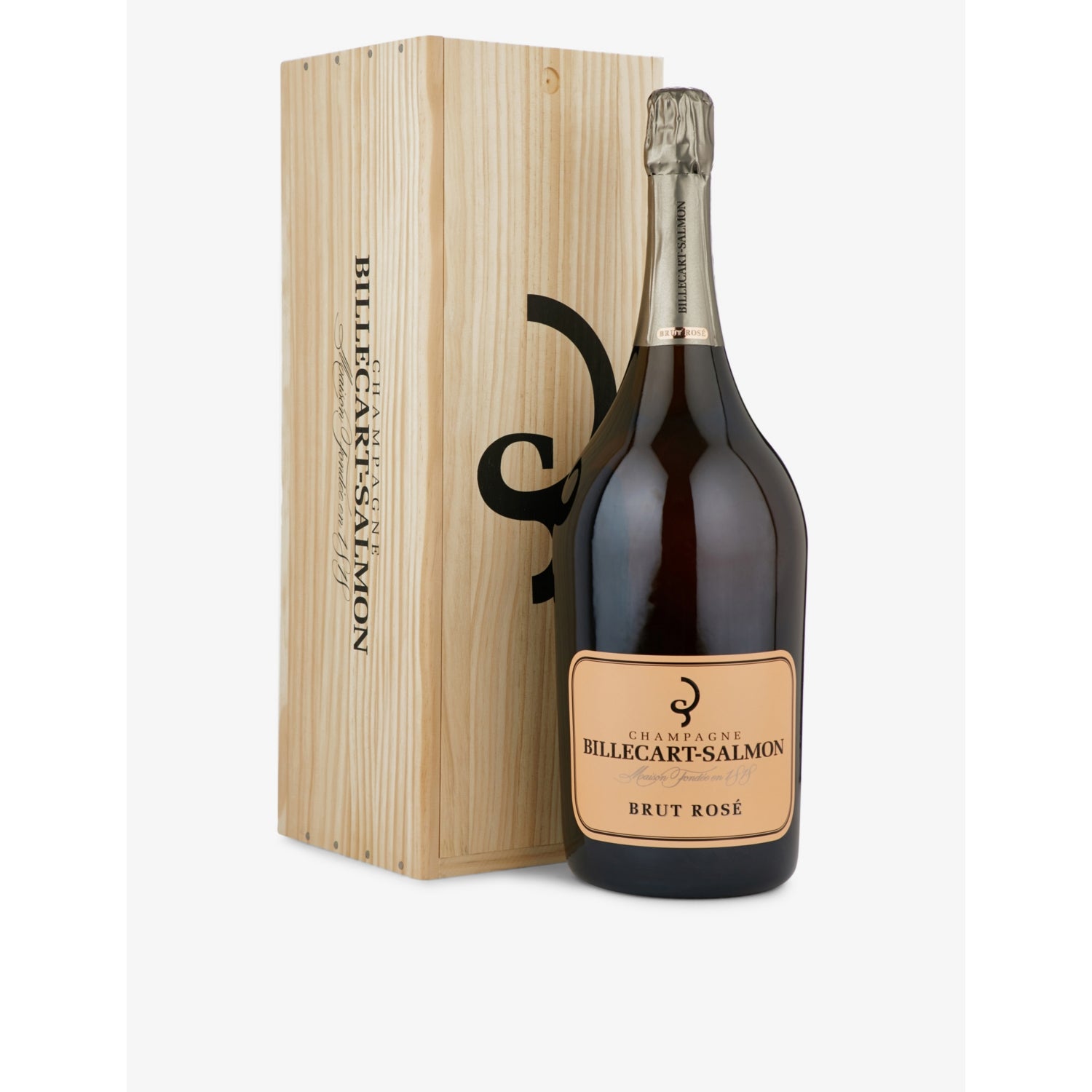 Billecart-Salmon Brut rosé champagne 3000ml, imported from the UK