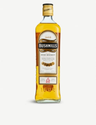 Bushmills triple-distilled blended whiskey 700ml, imported from the UK