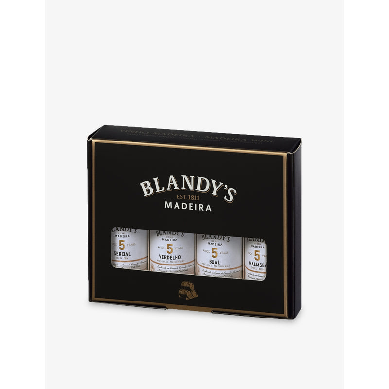 Blandy's Madeira wine set 4x50ml sample bottles (British brand)