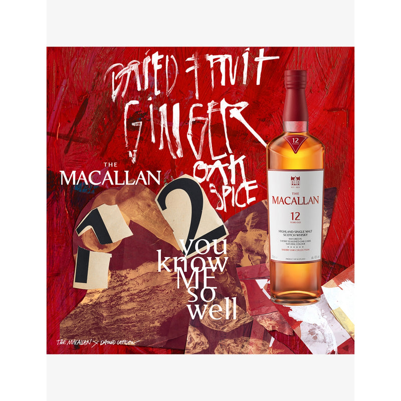 Macallan 12 year old single malt sherry cask whisky 700ml (British brand)