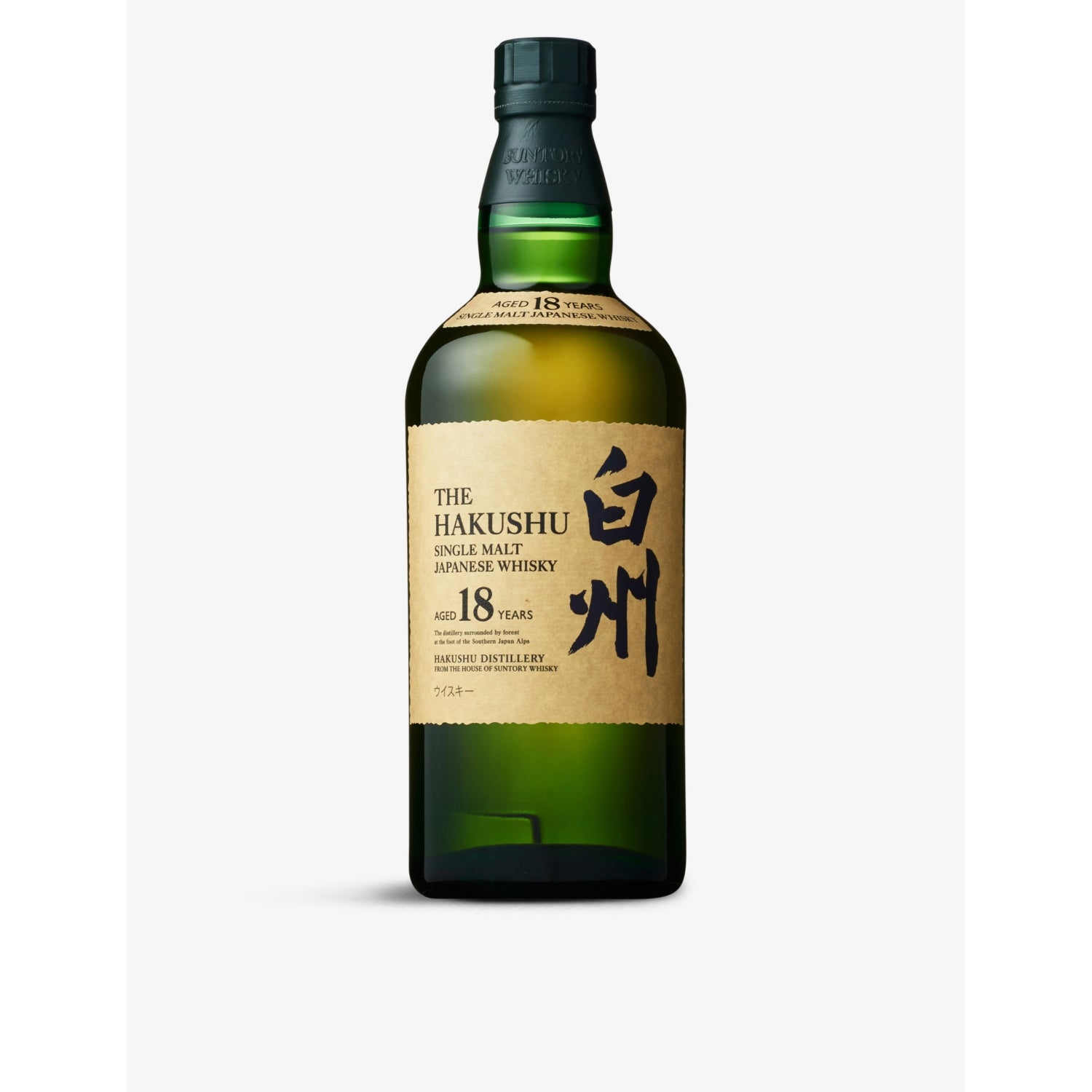 Suntory Hakushu 18-year-old single malt whisky 700ml, UK version