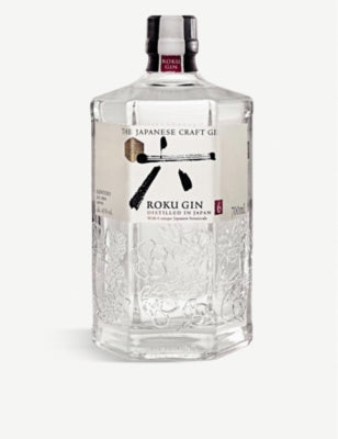 Roku Japanese craft gin 700ml bottle from Japan (British brand)