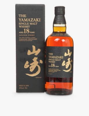 Yamazaki 18-Year-Old single malt Japanese whisky 700ml, imported from the UK