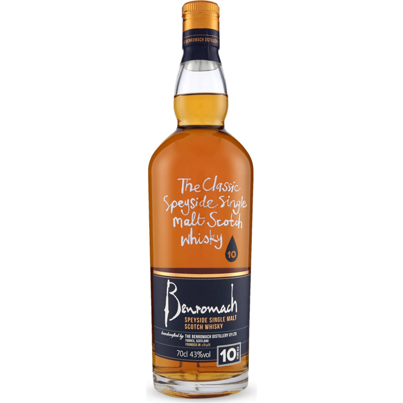 Benromach single malt whisky 10 year old 700ml, imported from the UK