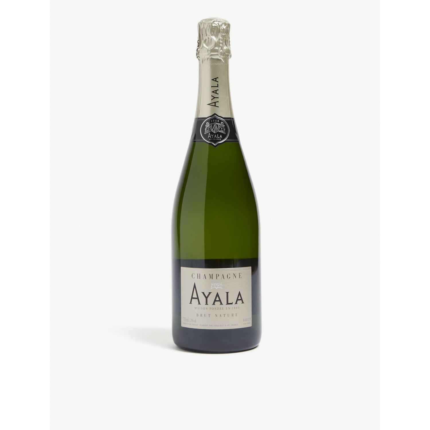 Ayala Brut Nature NV champagne 750ml, imported from the UK
