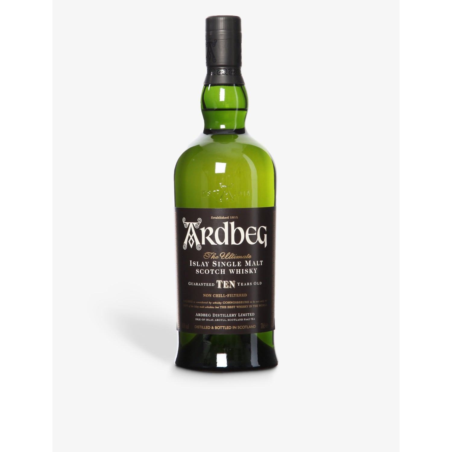 Ardbeg single malt Scotch whisky 10-year-old 700ml (British brand)