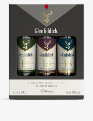 Glenfiddich mini pack 3 x 50ml whisky, UK version