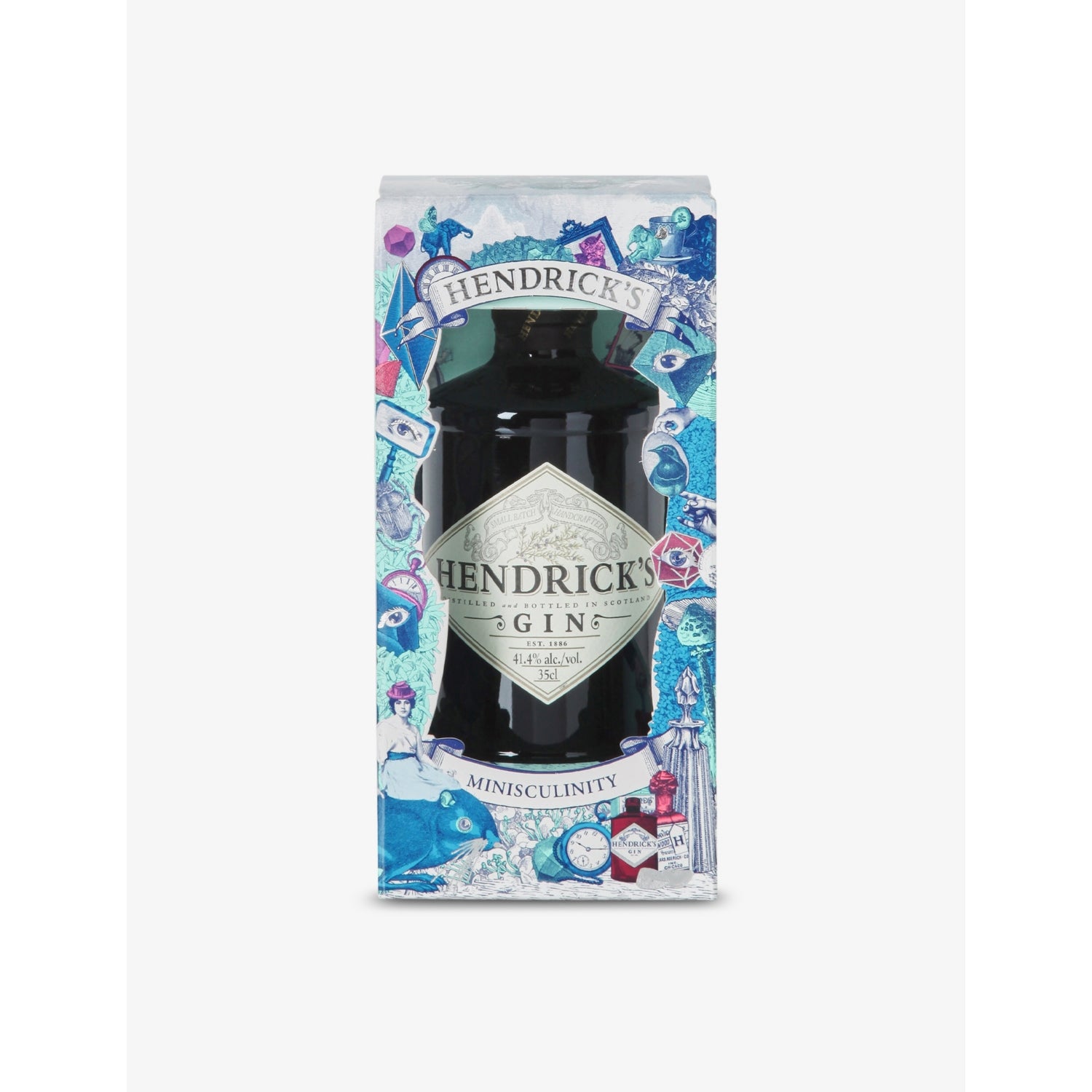 Hendrick's Minisculinity gin 350ml gift set - British product