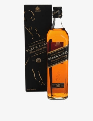 Johnnie Walker Black Label whisky 700ml (British brand)