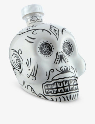 KAH tequila blanco skull-shaped bottle 700ml (British brand)