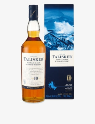 Talisker 10 Year Old single malt Scotch whisky 700ml (British brand)