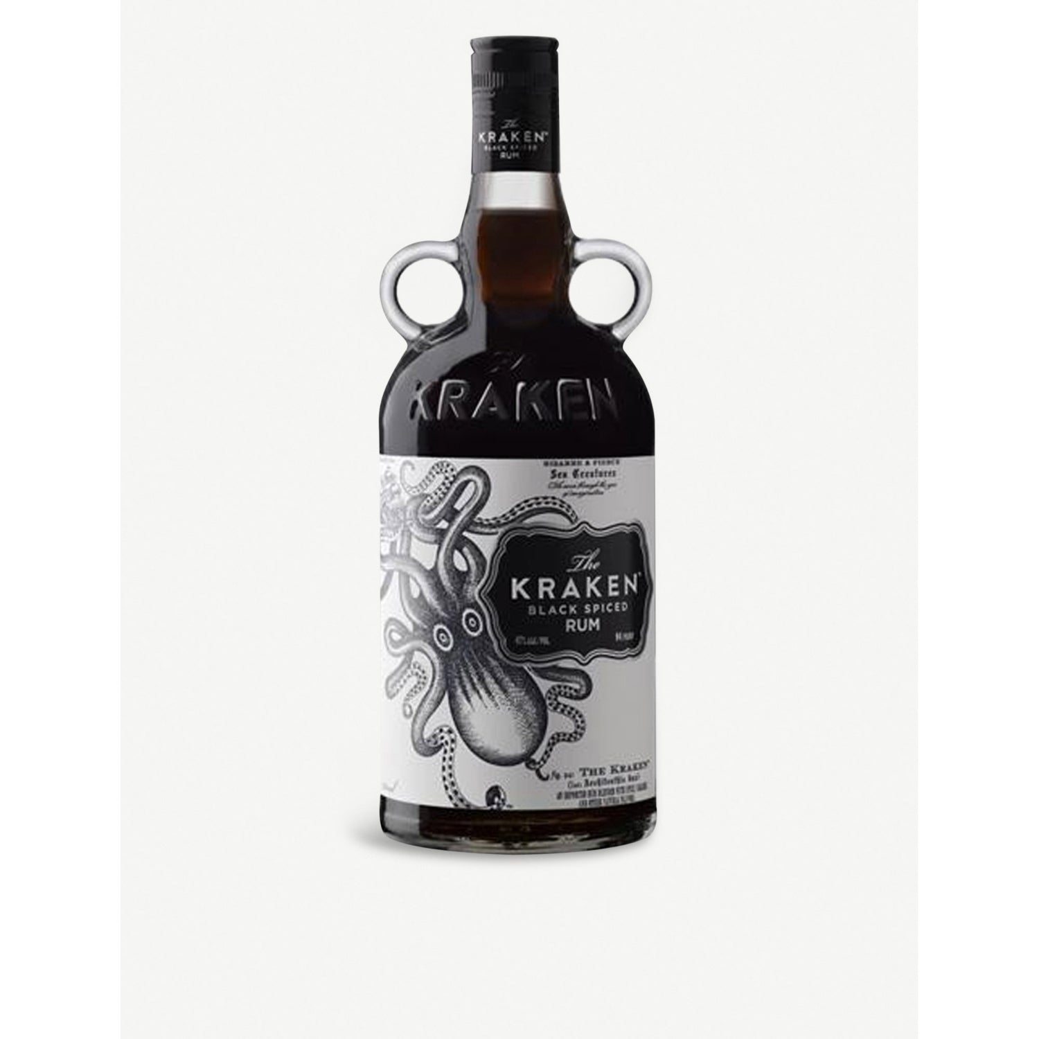 Kraken rum 700ml bottle with 40% ABV, UK version