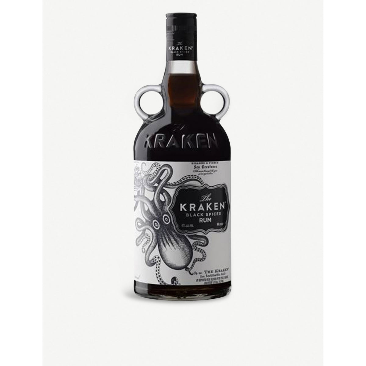 Kraken rum 700ml bottle with 40% ABV, UK version