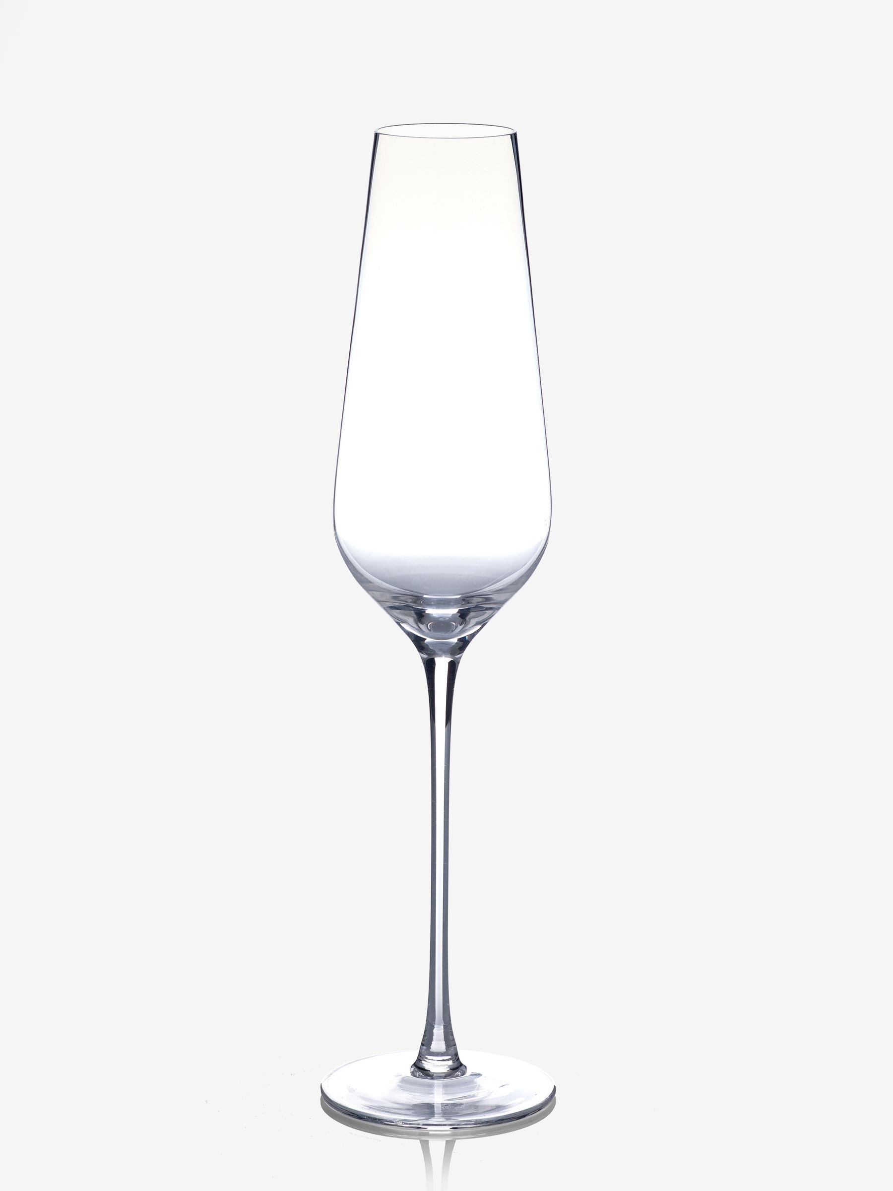 Belgravia crystal flute glasses set of 4, imported from the UK