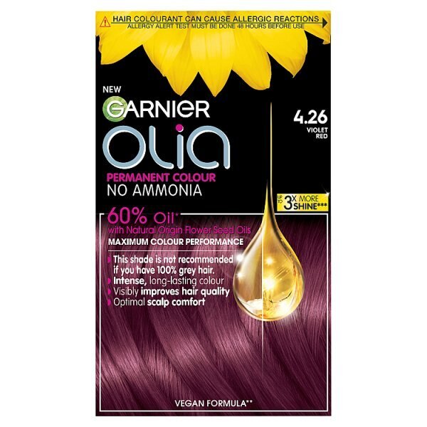 Garnier Olia 5.15 Frosted Chocolate Brown Permanent Hair Dye GOODS Superdrug Rose Violet 4.26  