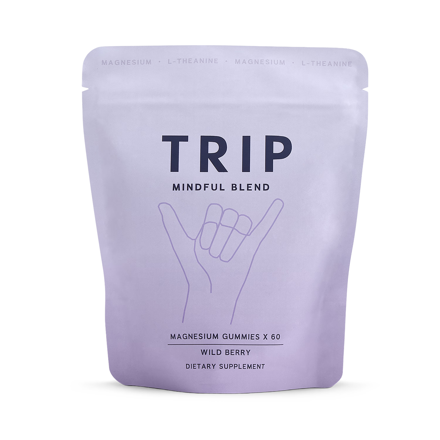 Trip magnesium gummies wild berry 60 gummies - British product