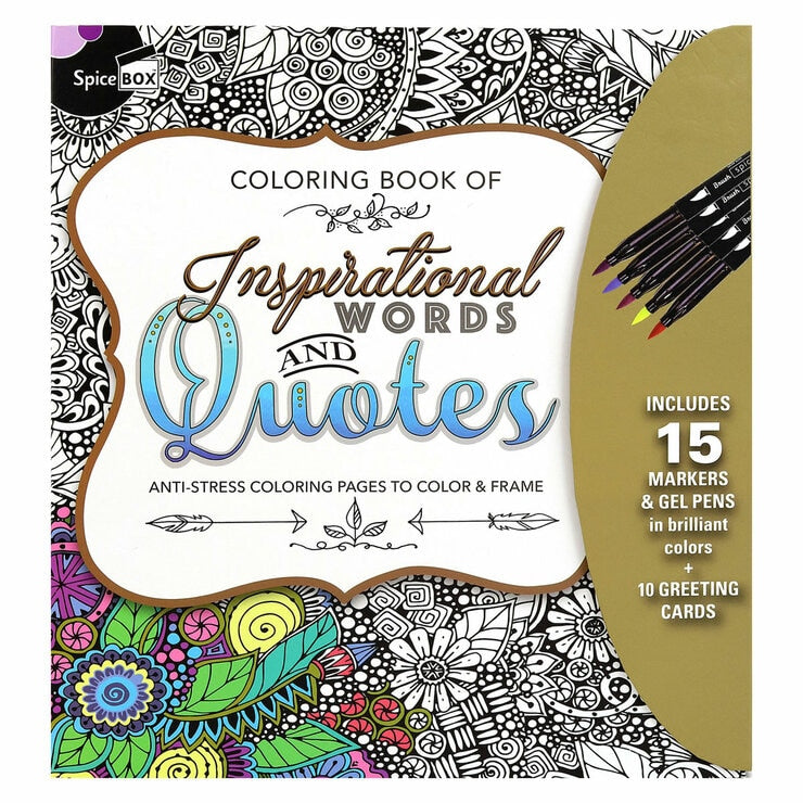 Sketch Plus colouring book kit with markers and pens, UK version