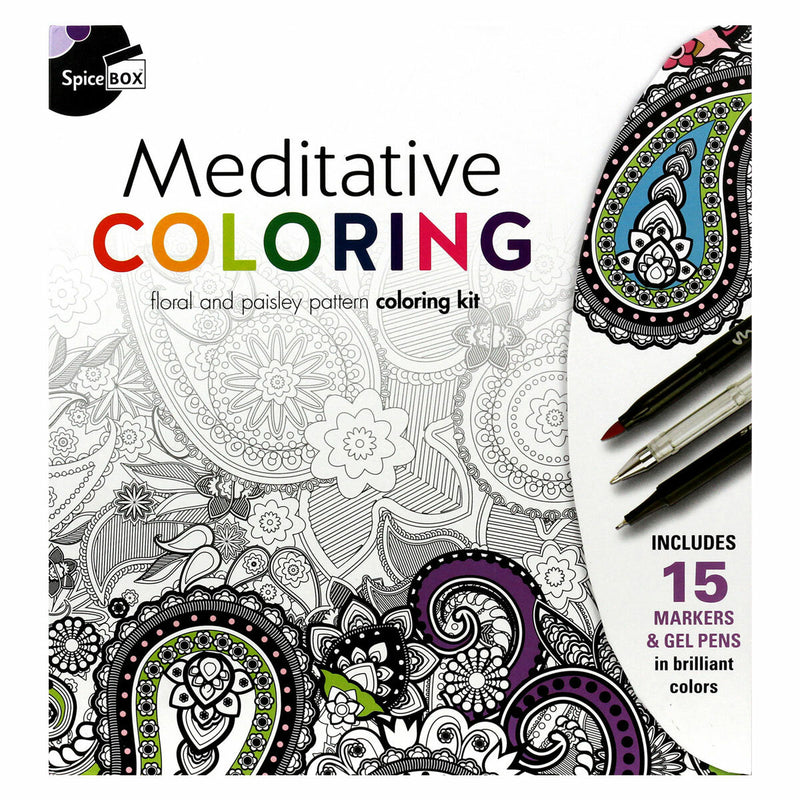 Sketch Plus colouring book kit with markers and pens, UK version