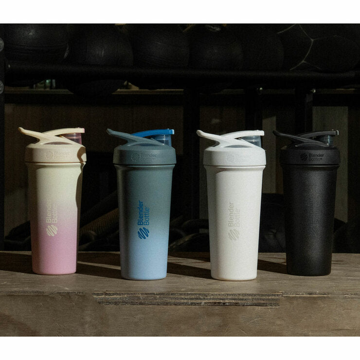 BlenderBottle Strada stainless steel shaker bottle 740ml - British product