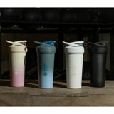 BlenderBottle Strada stainless steel shaker bottle 740ml - British product