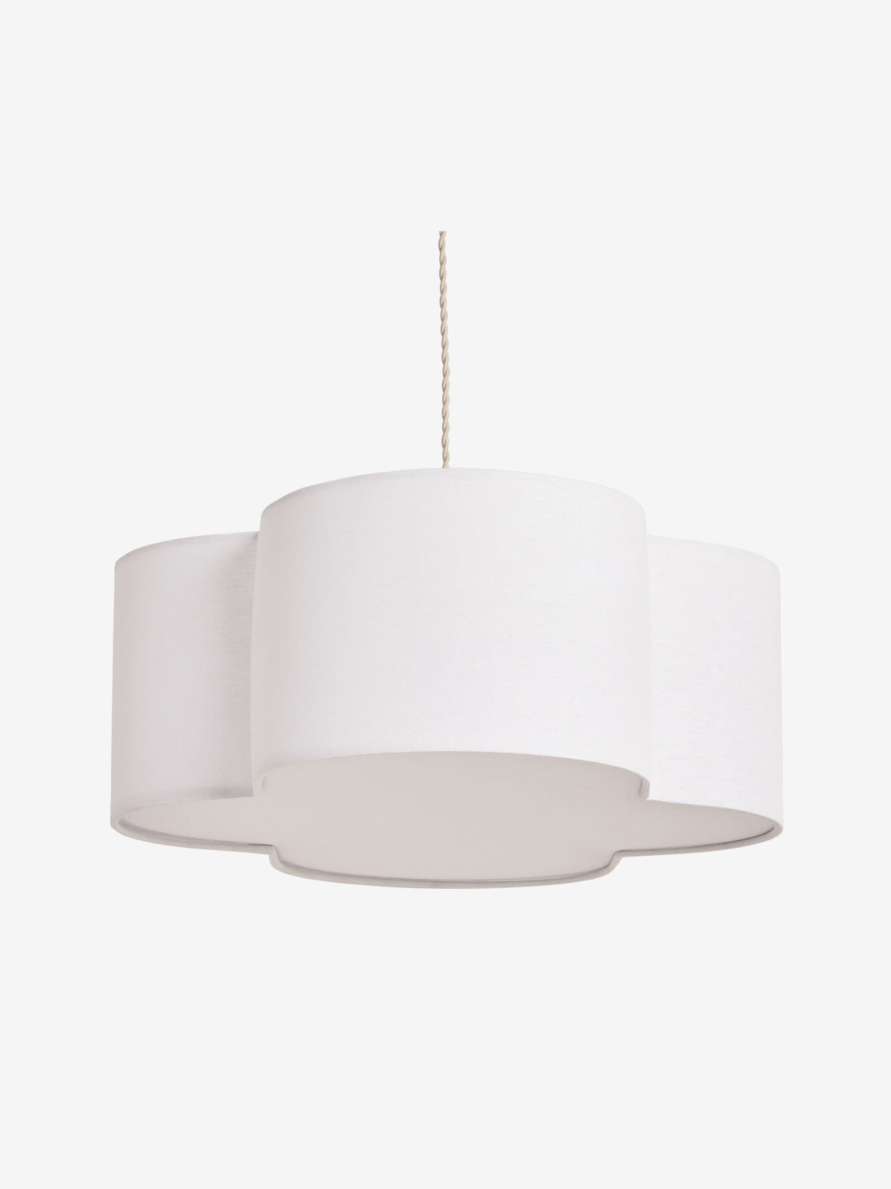 MADE.COM white Giana easy fit ceiling light shade, UK version