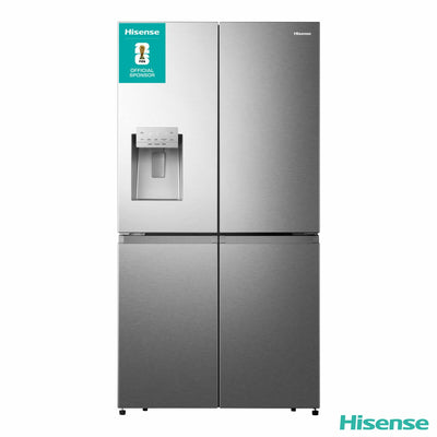 Hisense RQ760N4SASE Mehrzonen-Kühl-Gefrierkombination in Edelstahl 584L