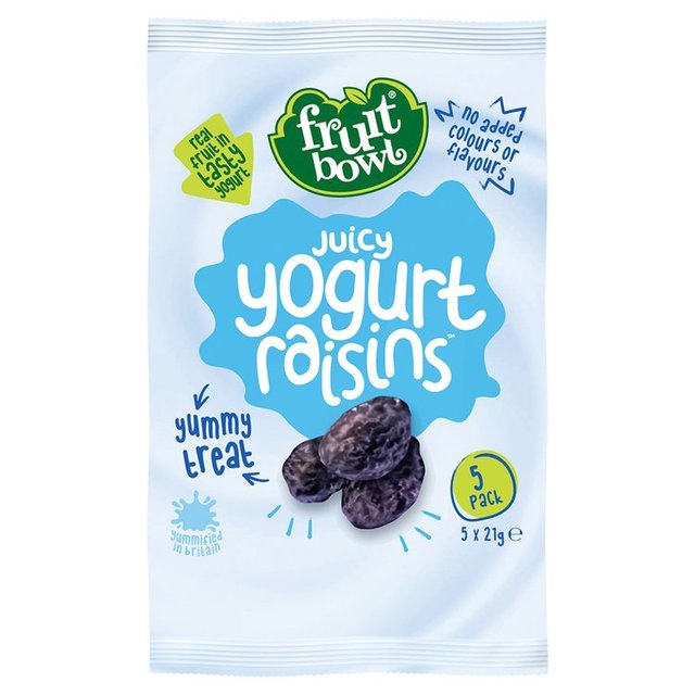 Fruit Bowl Raisin Yogurt Flakes   5 x 21g GOODS M&S   