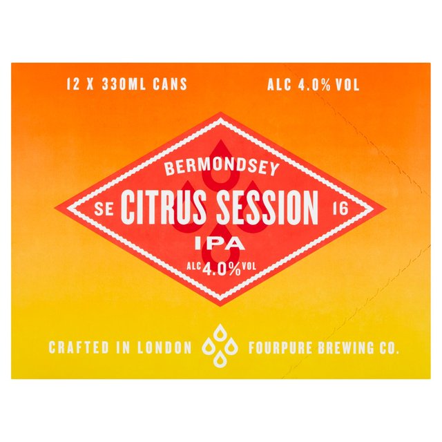 Fourpure Citrus Session IPA   12 x 330ml GOODS M&S   