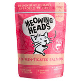 Meowing Heads So-fish-ticated Salmon Wet Cat Food Pouch   100g GOODS M&S   