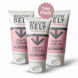 Below The Belt Anti Chaffing Cream Fresh Breeze Scent 75ml Trio - British product