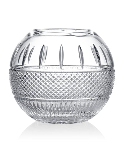 Harrods Irish Lace Rose Bowl with Hand-Cut Crystal Design 20cm- Buy online at McGrocer