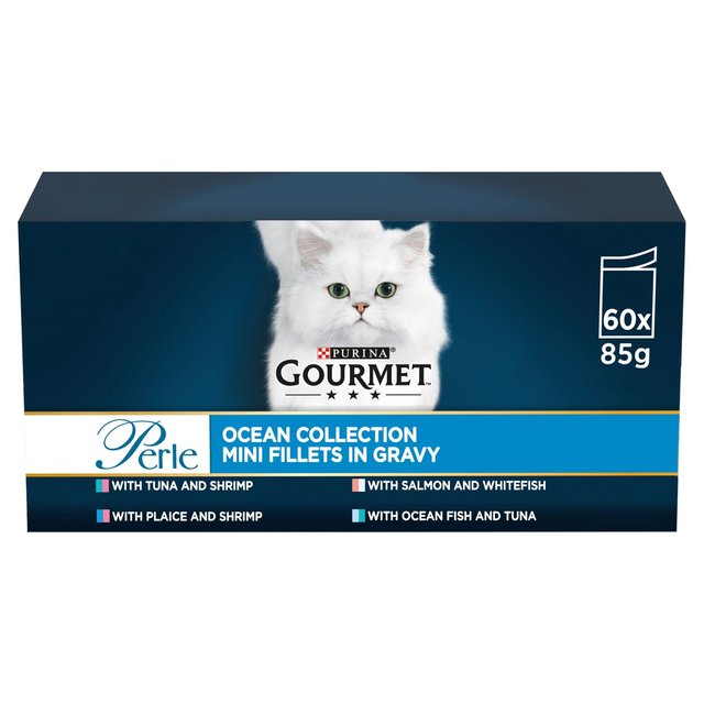 Gourmet Perle Ocean Collection Wet Cat Food   60 x 85g GOODS M&S   