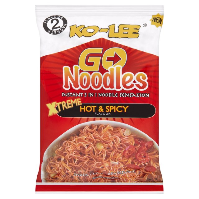 Ko-Lee Go Instant Noodles Xtreme Hot &amp; Spicy Flavour   85g